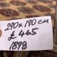 Fine Vintage Pakistani Rug, 290x190 cm Turkoman Bokhara Large, Shabby