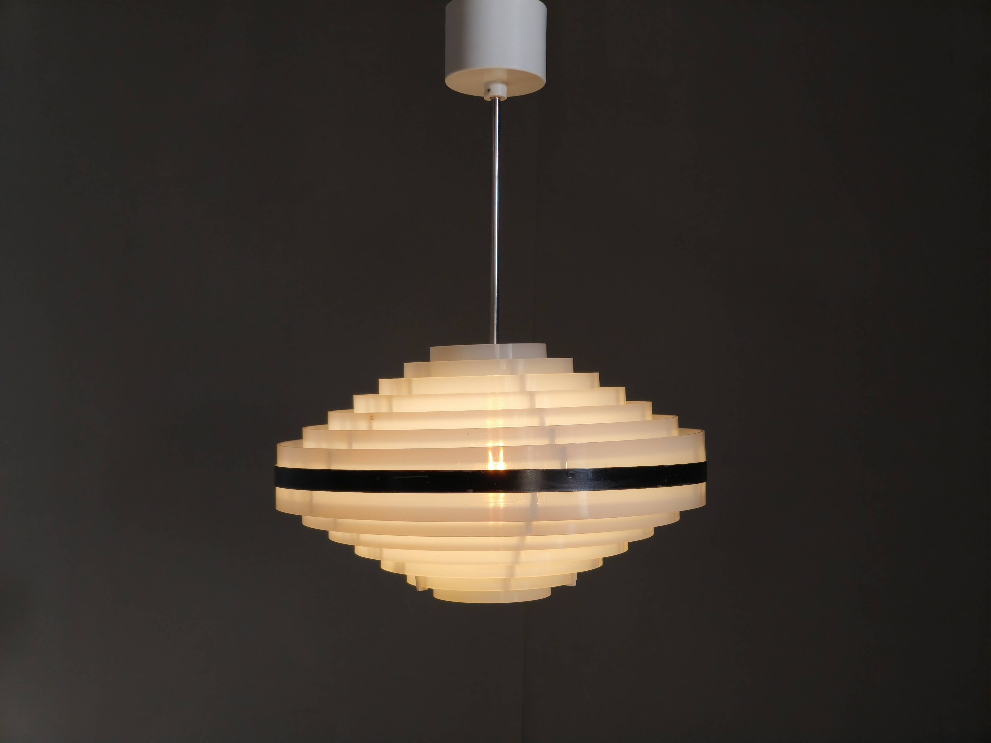 1960s Czechoslovak Space Age UFO Pendant Lamp