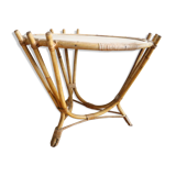 Nice rattan coffee table, vintage