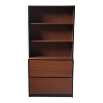 Vintage Minimalist Design Library - Black & Wood Structure - 197