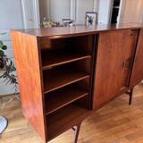 Buffet haut vintage en teck – Design scandinave