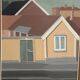 Original Vintage Swedish Oil on Canvas – “City Scene” by Gunnar Fohlin – Signed & Dated 1987 – Vintage & Framed