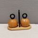 Pepper and salt grinders designed by jörgensen and nissen for bodum Denmark