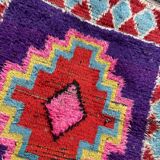 Boucherouite carpet 80 x 250 cm