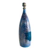 Mid-Century Design Art Studio Ceramic Table Lamp by Cacf Faenza, Italy, 1950s