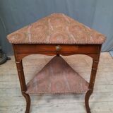 Triangular side table
