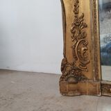 Miroir doré xixéme
