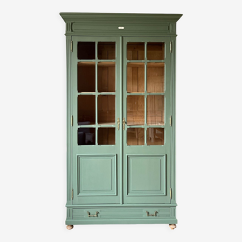 Old glass cabinet