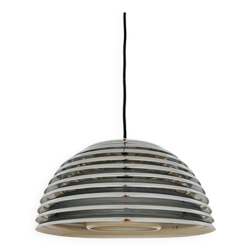 Chromed 1970s Pendant Lamp by Kazuo Motozawa for Staff