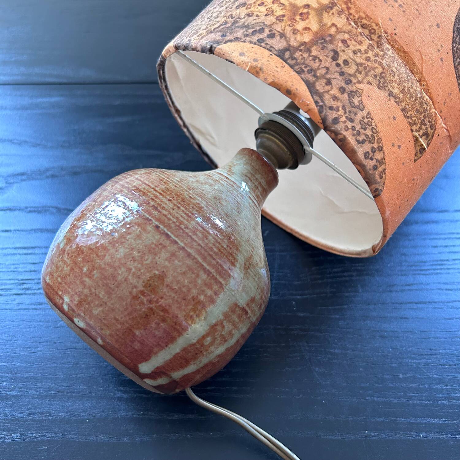 Stoneware lamp, 1970