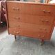70s tapered leg chest of drawers