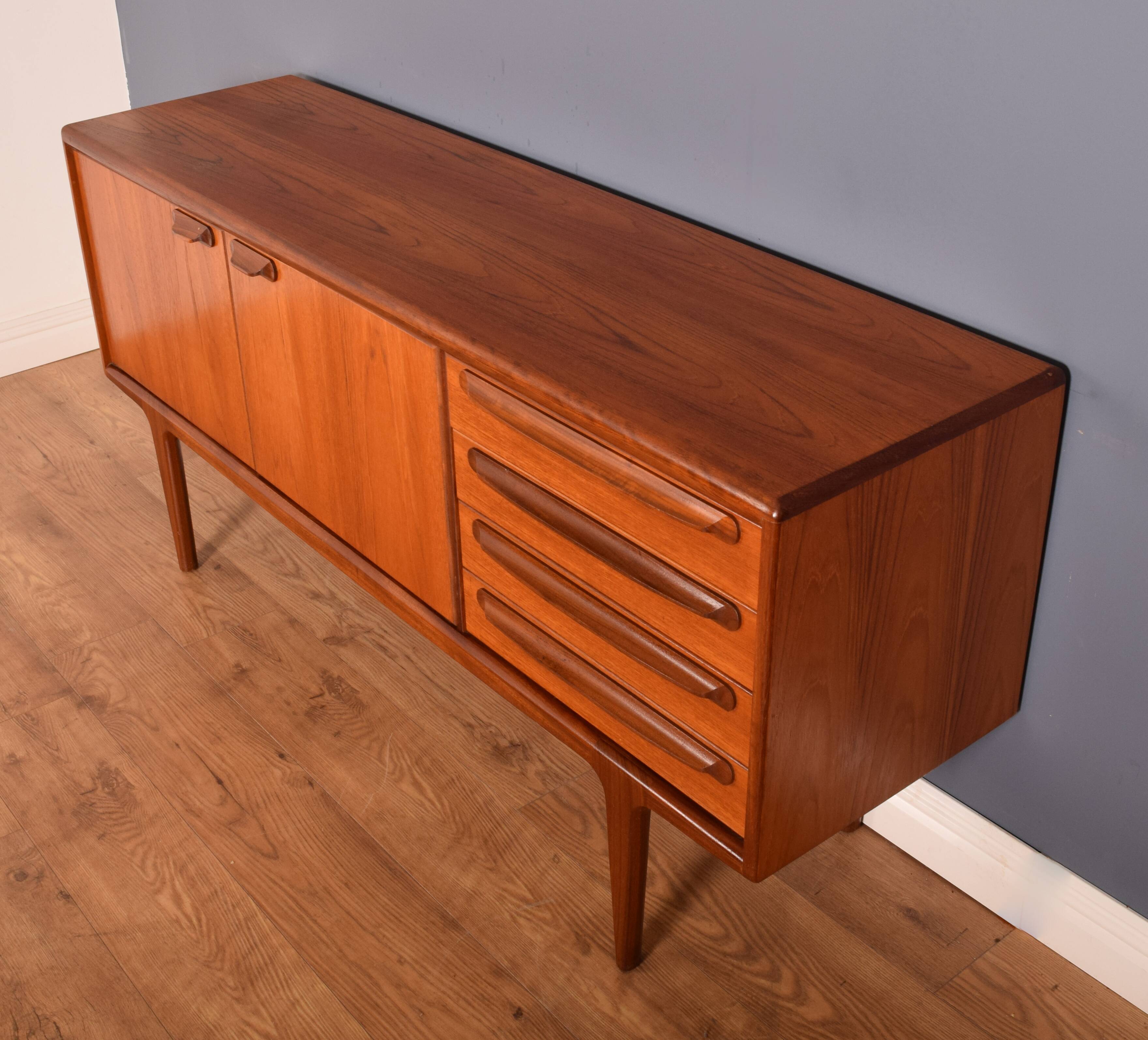 Restored Teak Retro 1960s Short Younger Sequence Sideboard