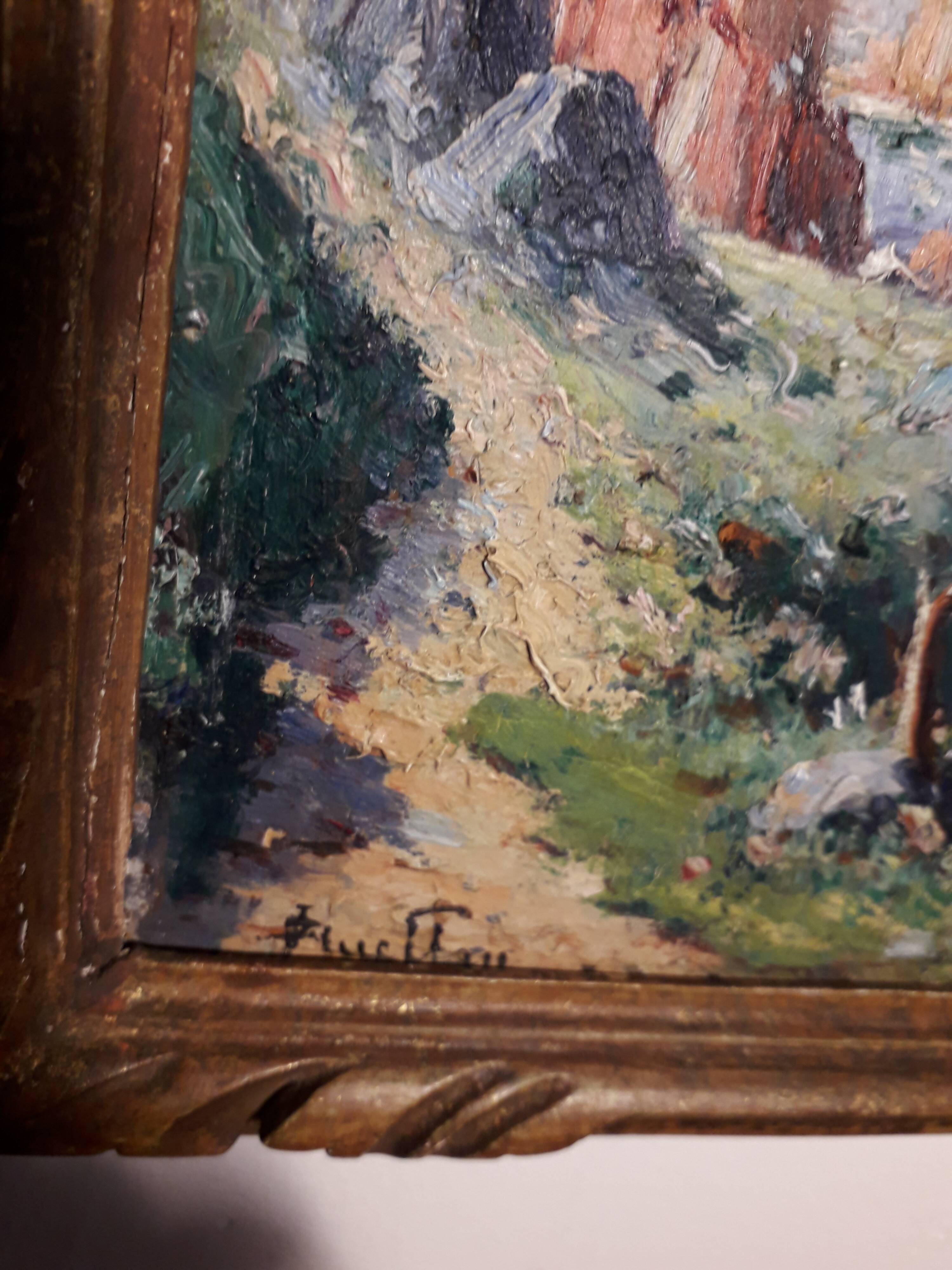 antique marine painting