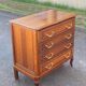 Commode Louis XV en bois massif