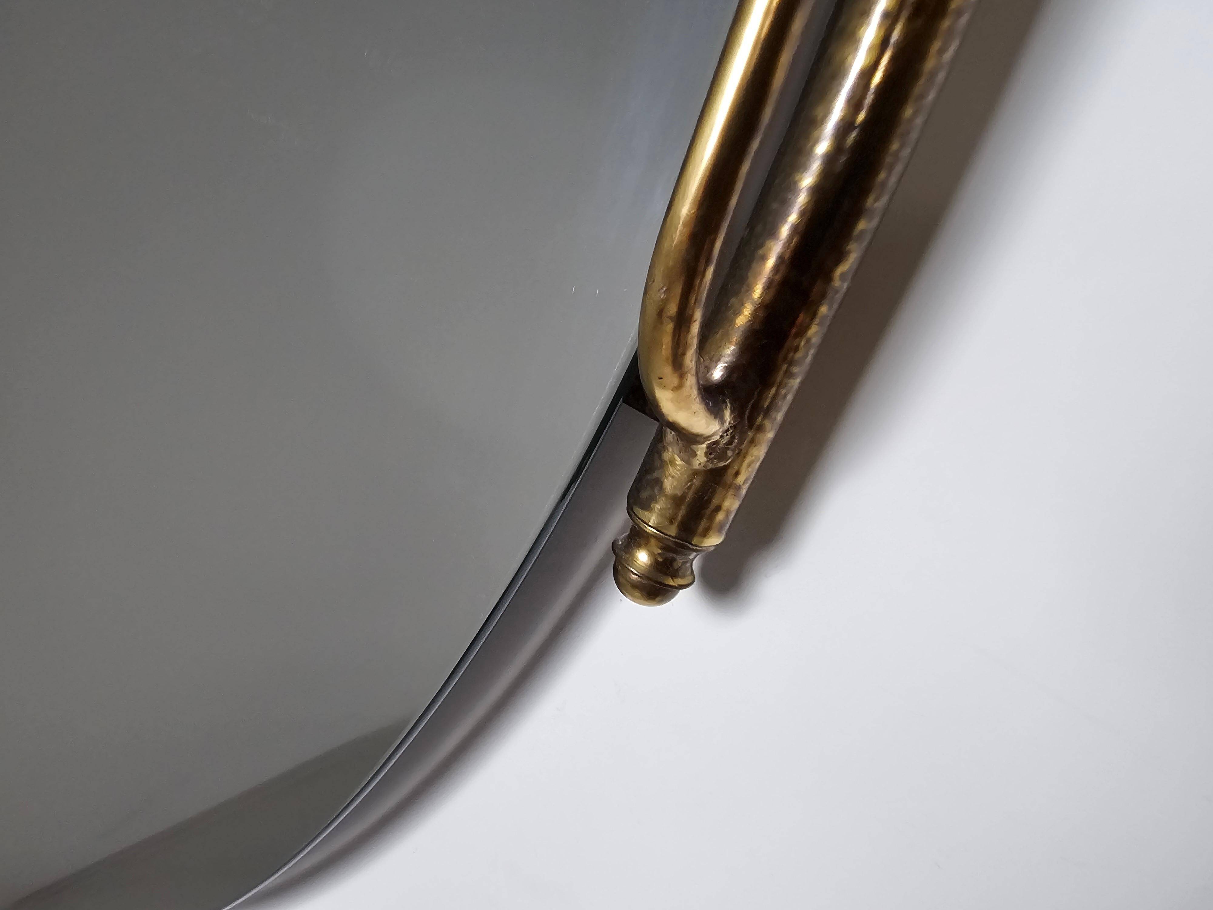 Large modern Italian wall mirror from the mid-20th century.