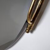 Large modern Italian wall mirror from the mid-20th century.