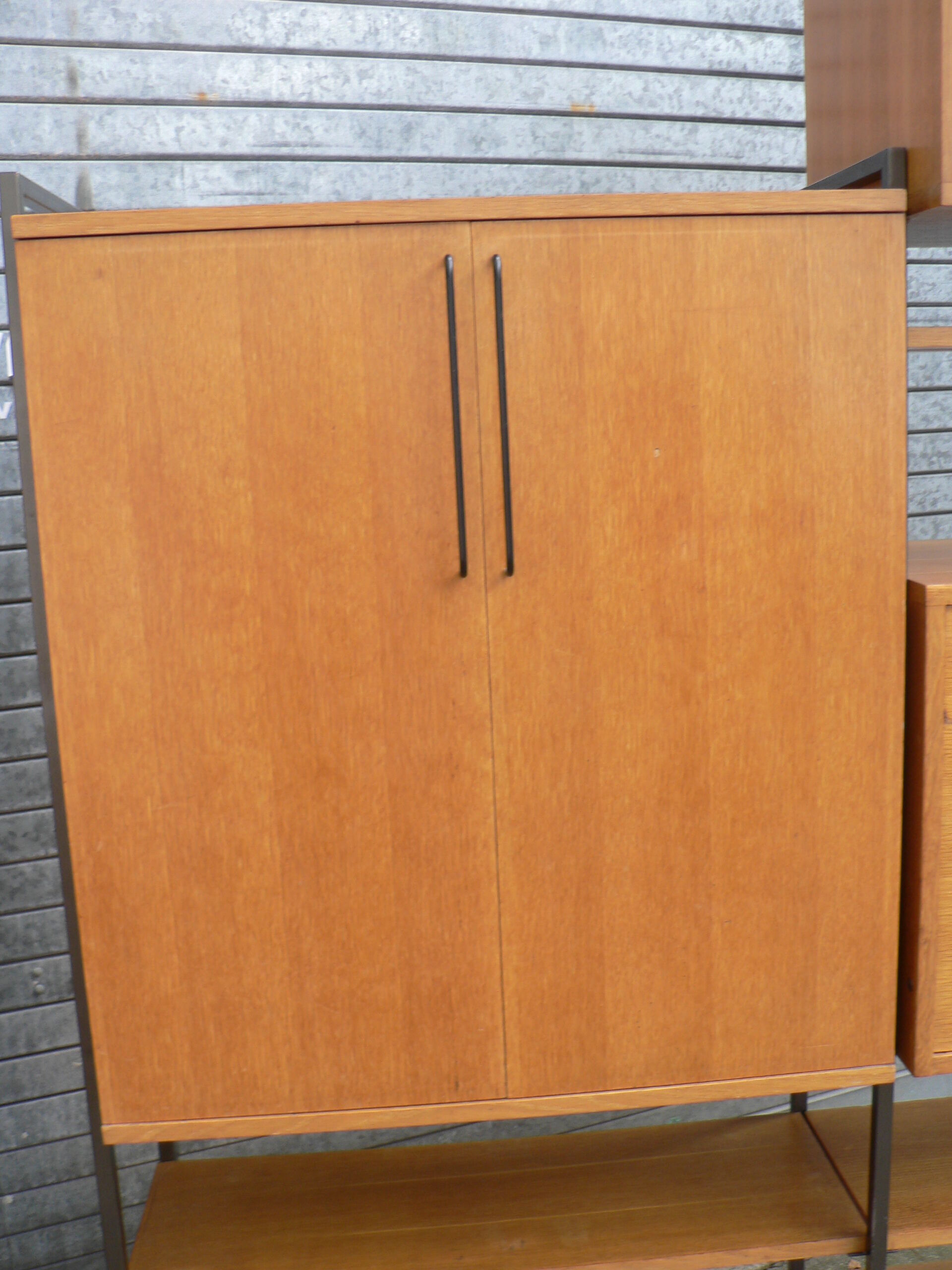 Étagères modulables chêne 1950 Georges Frydman