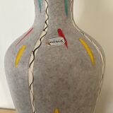 Duo of vintage Scheurich Keramik vases