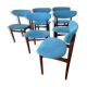 6 chaises Kofod Larsen - Années 70