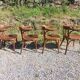 4 fauteuils Baumann en bois courbé