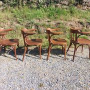 4 fauteuils Baumann en bois courbé