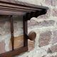 Coat hooks wall-mounted coat rack in rustic wood french coat rack 70s