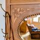 Wall-mounted coat rack Art Deco
