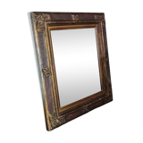 Small rectangular mirror with mercury glass "Leluc"