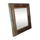 Small rectangular mirror with mercury glass "Leluc"