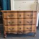 Curved 3-drawer commode in Louis XV style
