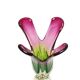 Vase by J. Hospodka for Chribska Glassworks, Former Czechoslovakia, 1960s