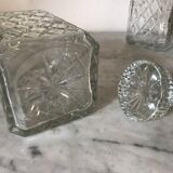 Crystal whisky carafes