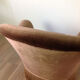 Chocolate toad armchair