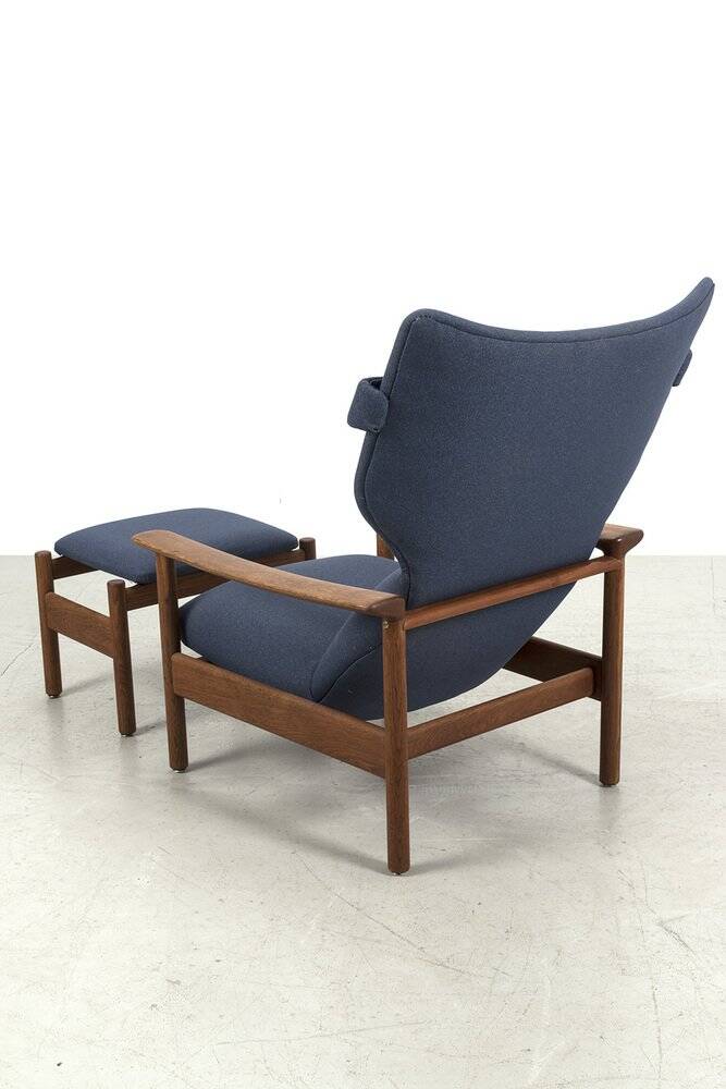 Rock Royal Armchair with Footstool by Sven Ivar Dysthe