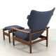 Rock Royal Armchair with Footstool by Sven Ivar Dysthe