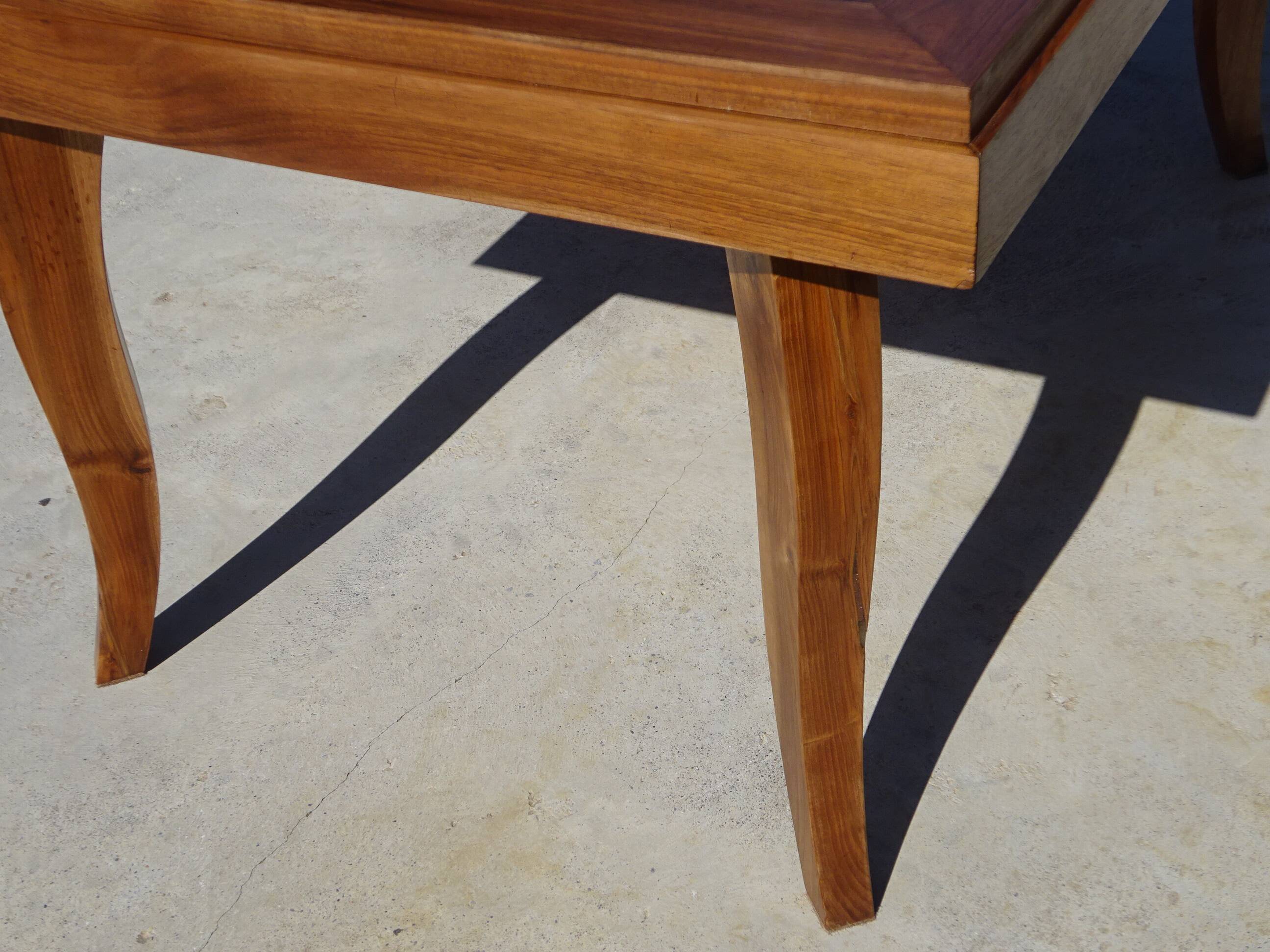Walnut dining table, 1950