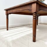 Large old farmhouse cottage style coffee table