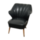 Chaise skai noir vintage