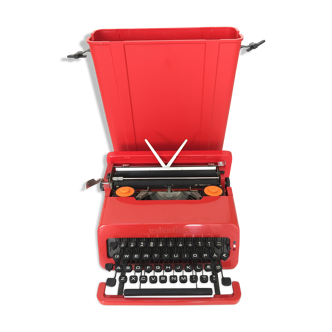 Typewriter, Valentine 1969, Ettore Sottsass, Danish keyboard