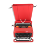 Typewriter, Valentine 1969, Ettore Sottsass, Danish keyboard