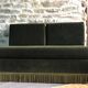 Green vintage bench