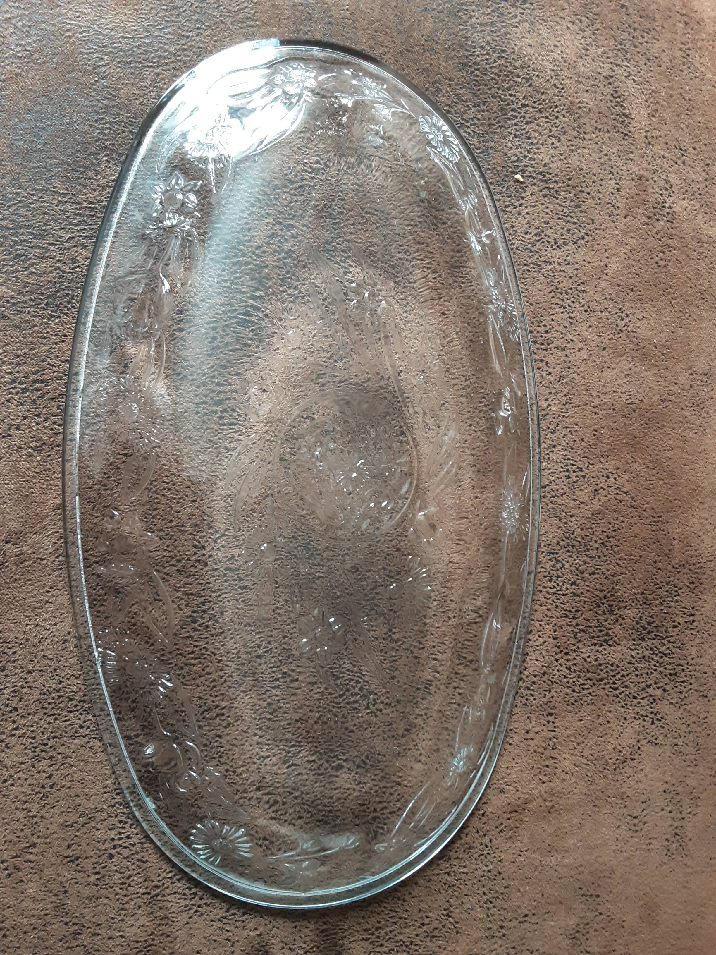 Original glass butter dish