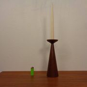 Large Teak Candleholder from Anri Form, Italy, 1960s