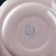8 vintage dessert plates Salins powder pink