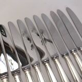 Reneka silver metal knives stainless steel blade filet service cutlery