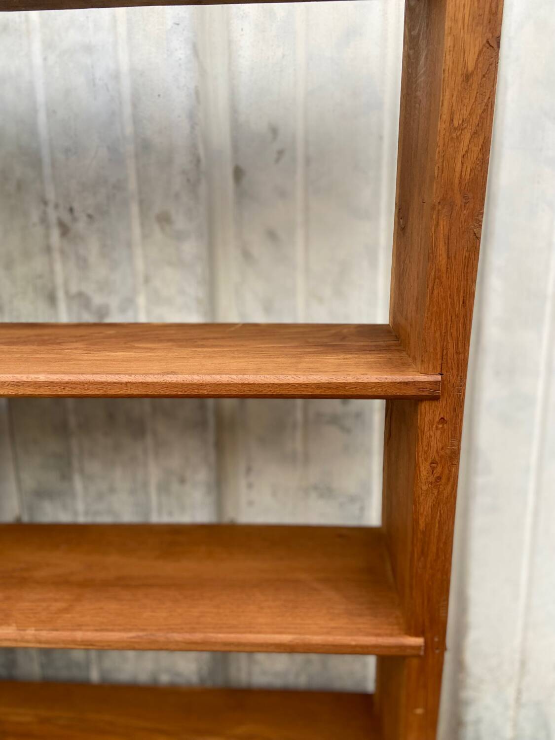 Solid oak bookcase