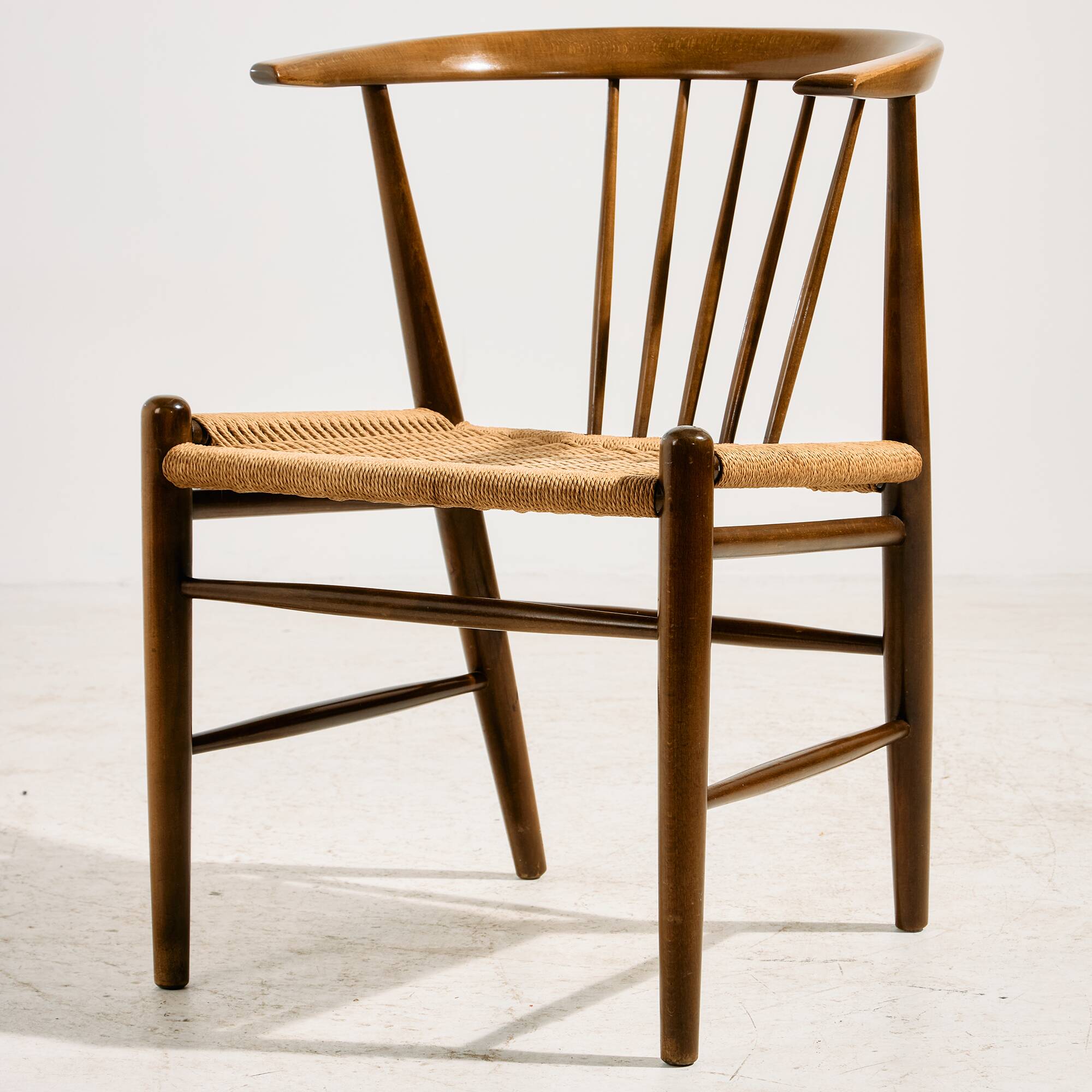 24GT beech chair by Illum Wikkelsø for Niels Eilersen