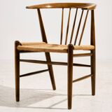 24GT beech chair by Illum Wikkelsø for Niels Eilersen