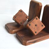Serre-livres en bois