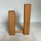 Scandinavian wooden candle holder